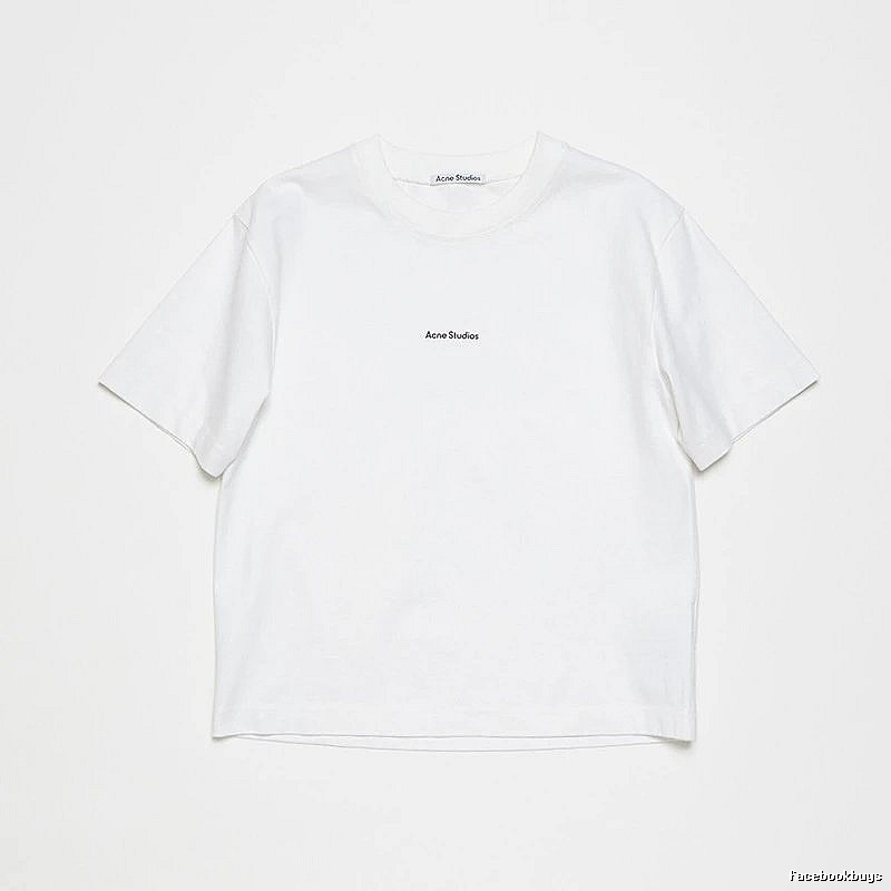 Acne Studios 2090-80 White Style Ac908042 Stockholm Logo T-Shirt Statement Graphic