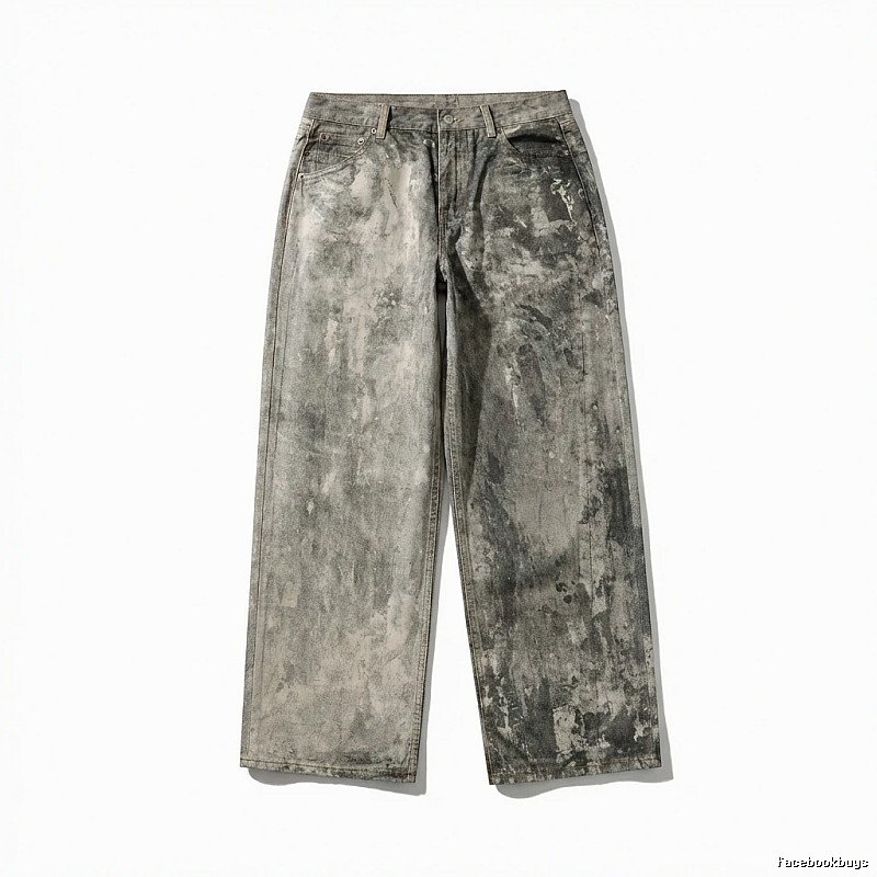 Acne Studios distressed grey jeans