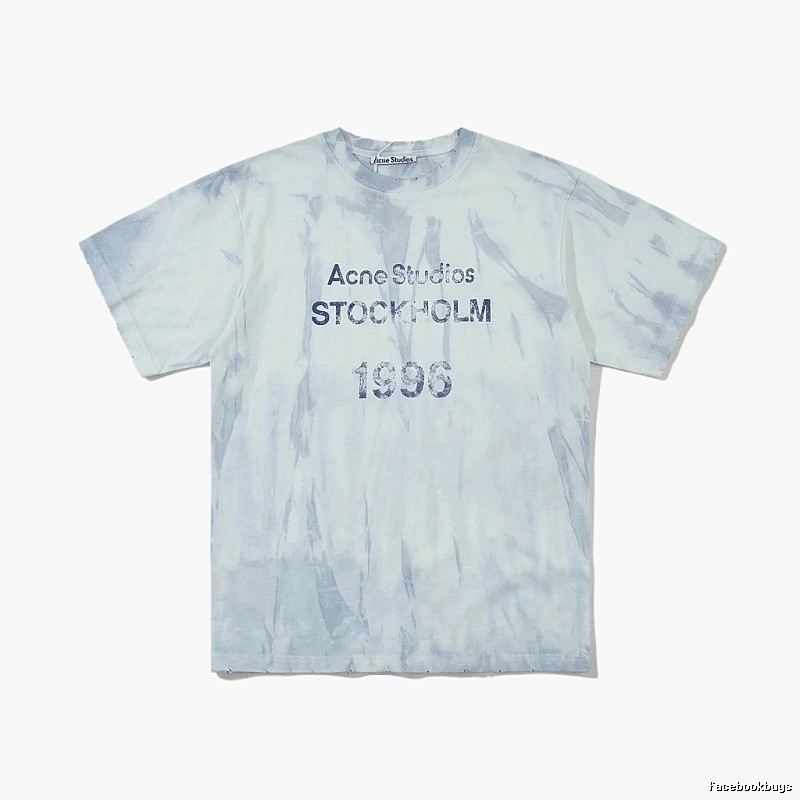 Acne Studios Tie - Dye Style White T - Shirt