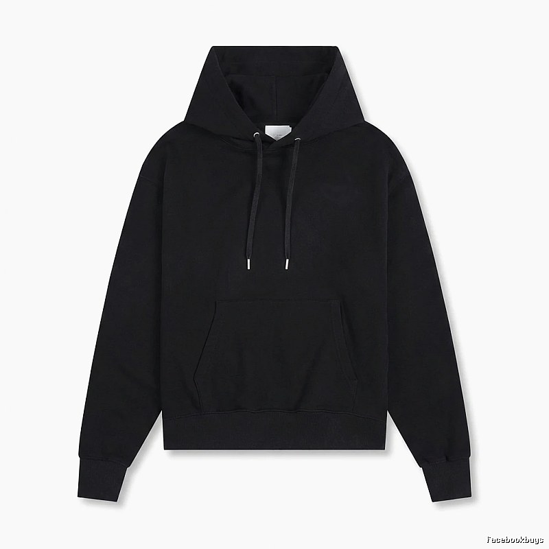AMI Basic Style Simple Black Hoodie