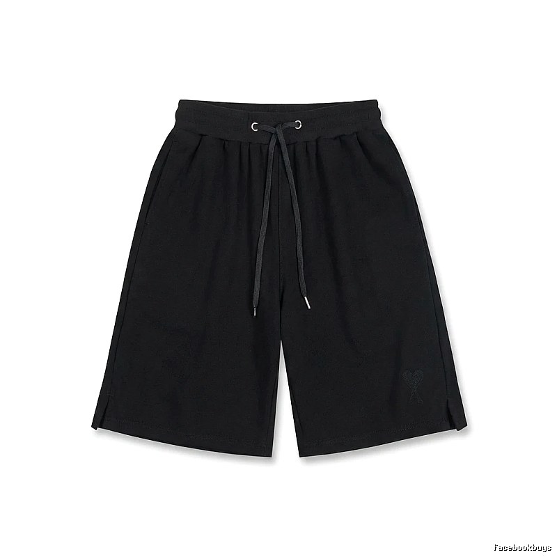 AMI casual style black shorts