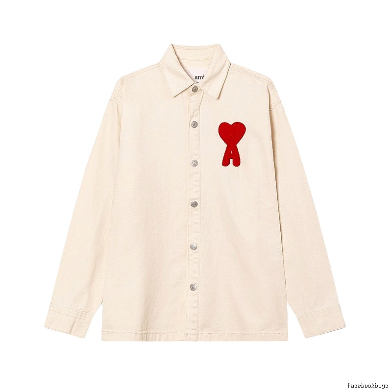 AMI Embroidered Love Wind Shirt