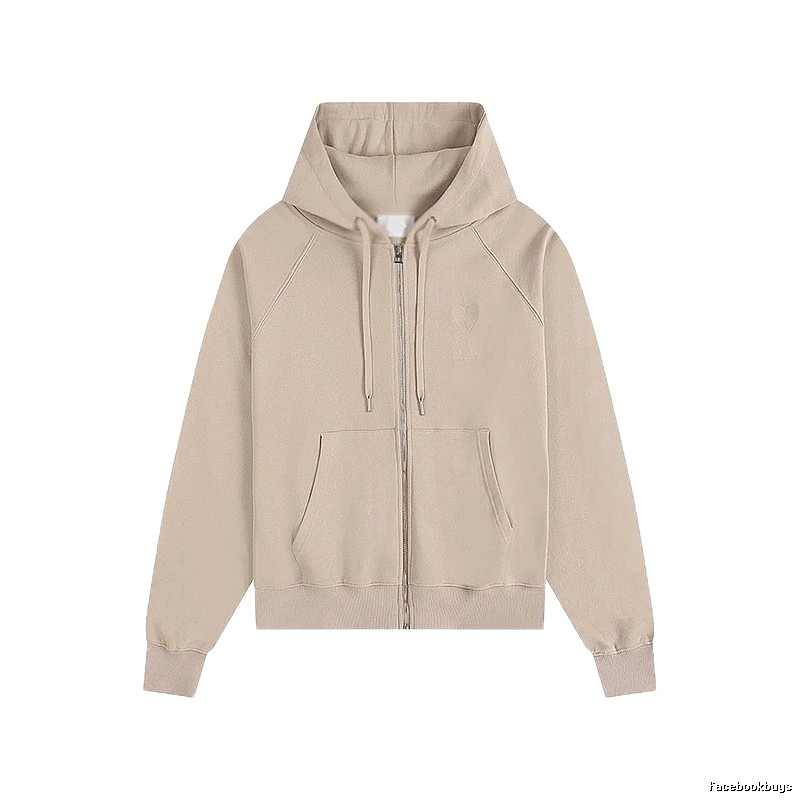 AMI Extremely Complex Style Beige Hoodie