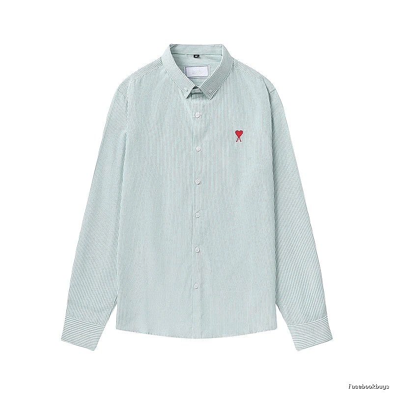 AMI Heart - Shaped Stripe Shirt