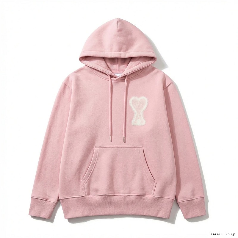 AMI Love Pink Hoodie