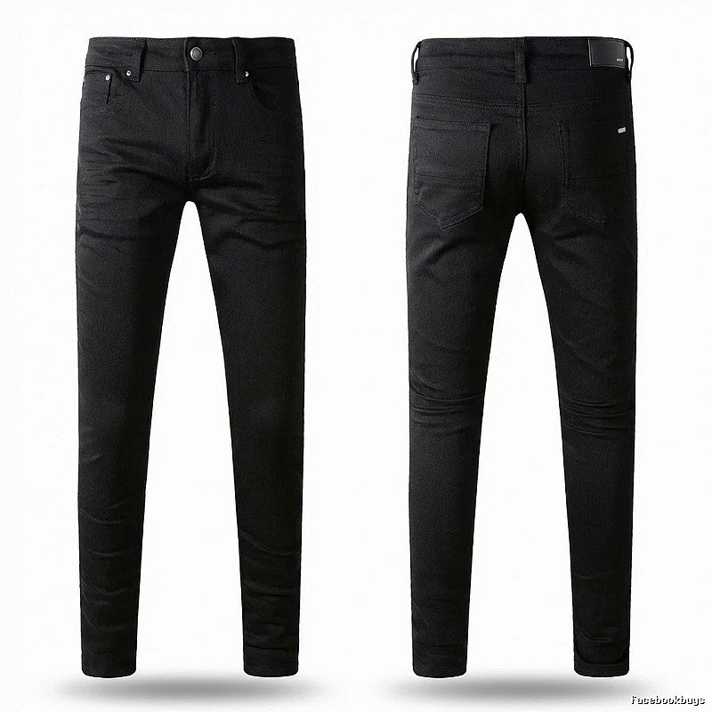 AMI Love Series Trendy and Cool Style Black Jeans