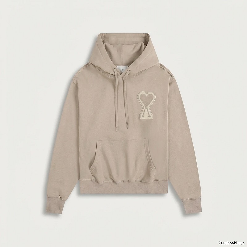 AMI Love Trend Brand Beige Sweatshirt
