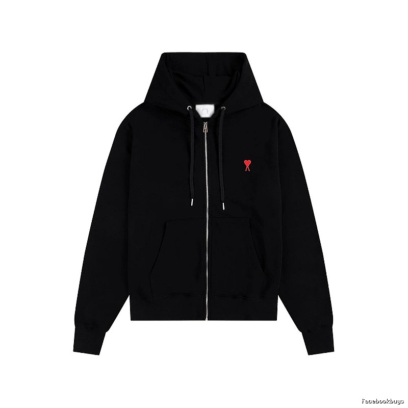 AMI Love Trend Brand Black Hoodie