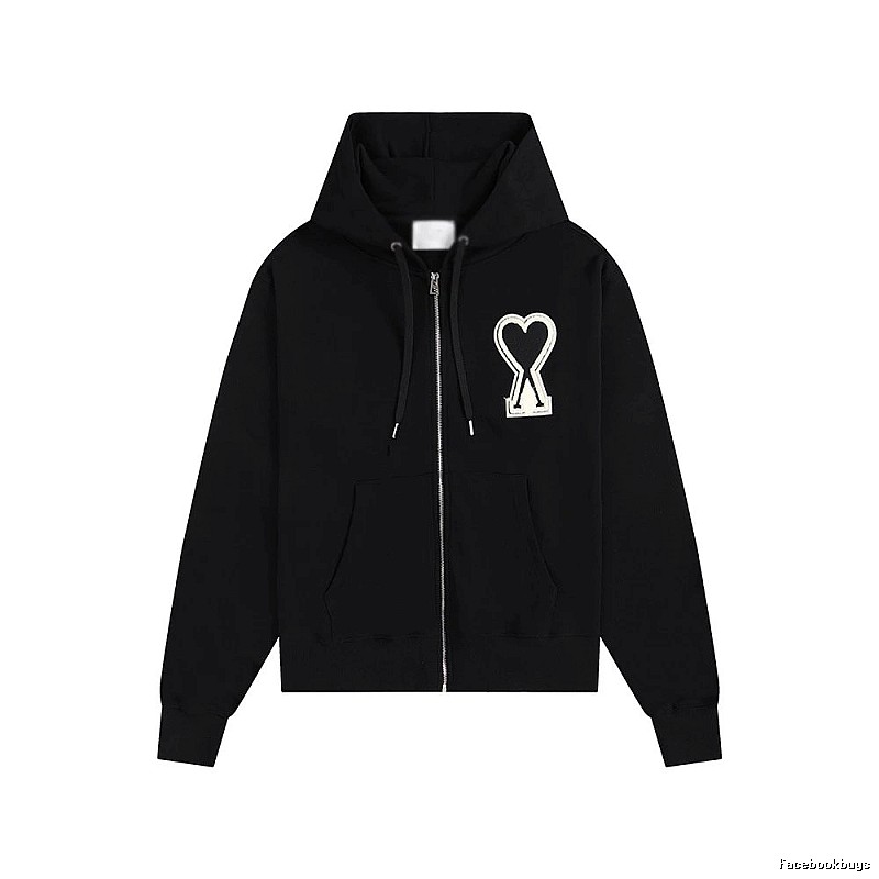 AMI Love Trendy and Cool Black Sweatshirt