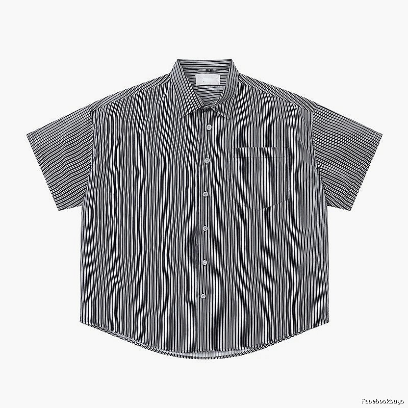 AMI striped retro-style shirt