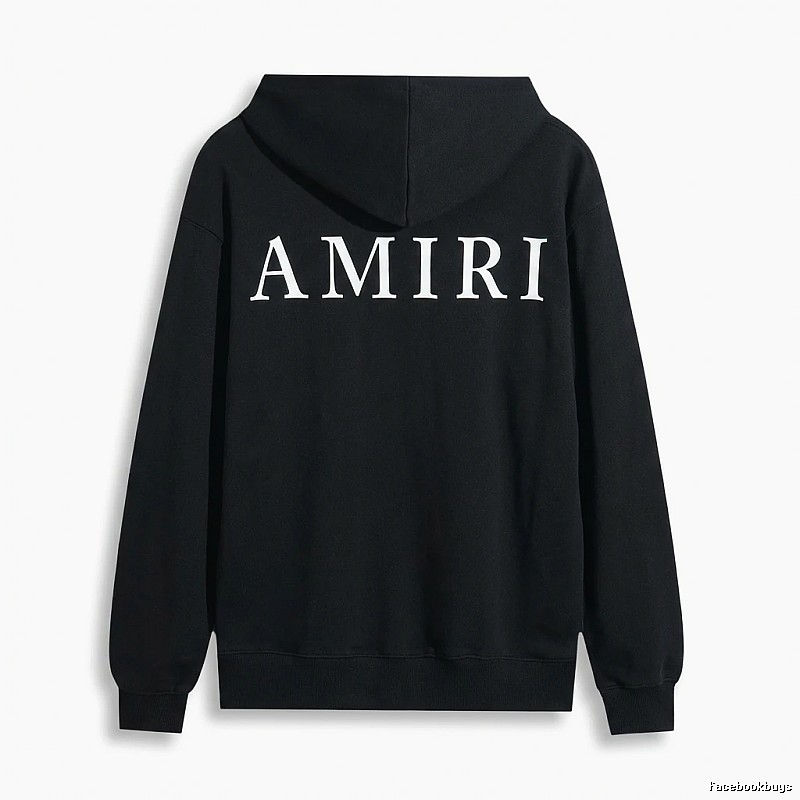 AMIRI Basic Simple Black Sweatshirt
