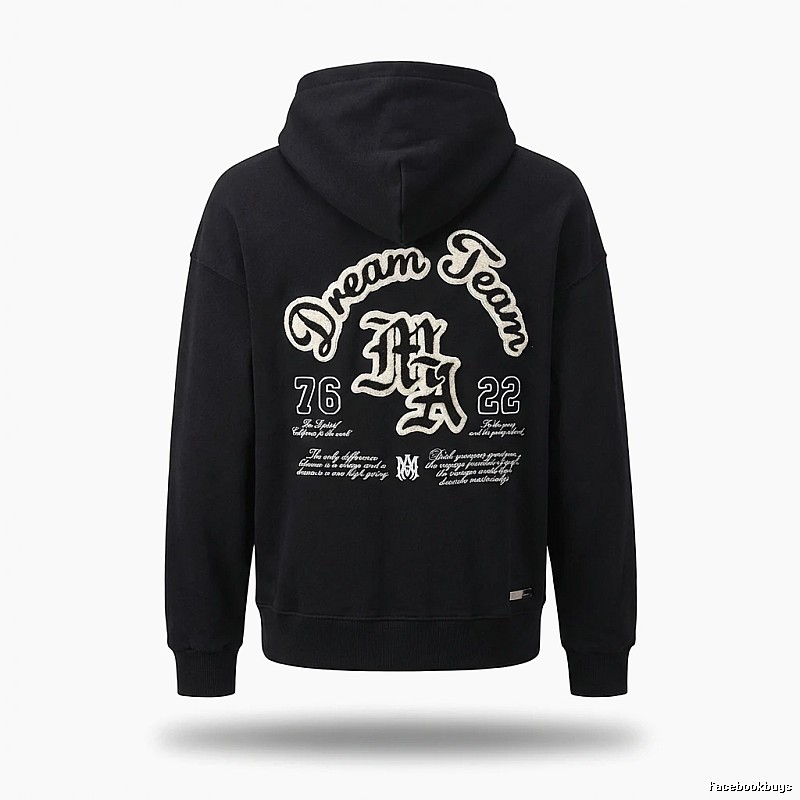 AMIRI Dream Team retro-style black sweatshirt