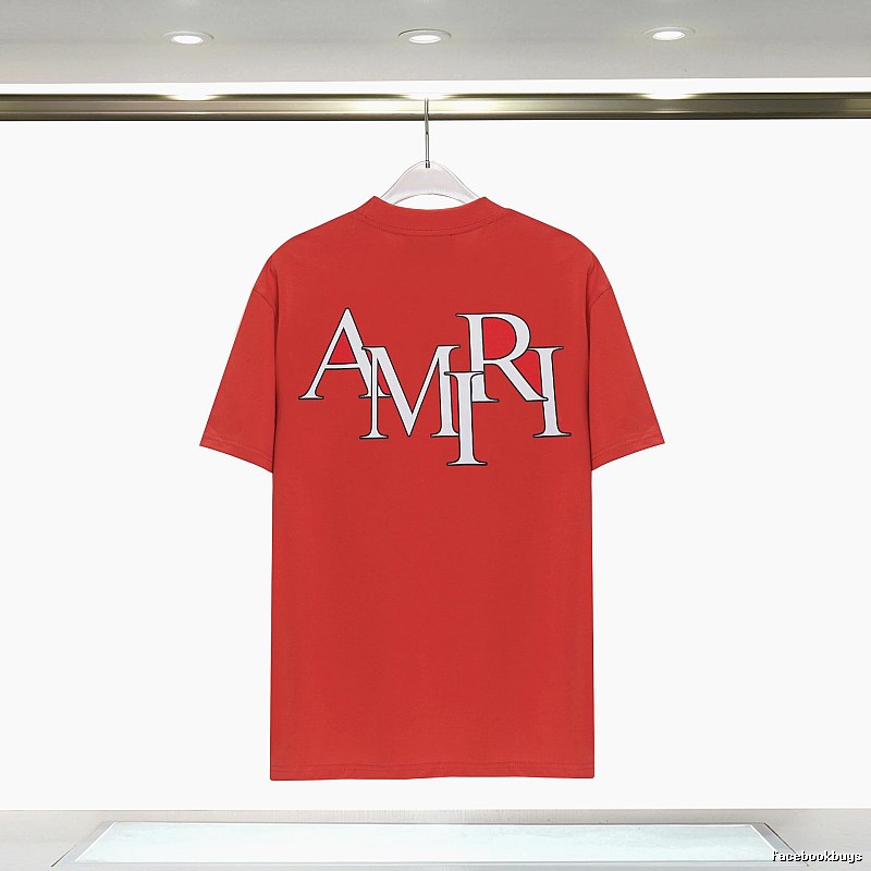 Amiri Gift Ready Graphic T-shirt White Blue Amiri with Fresh Pattern