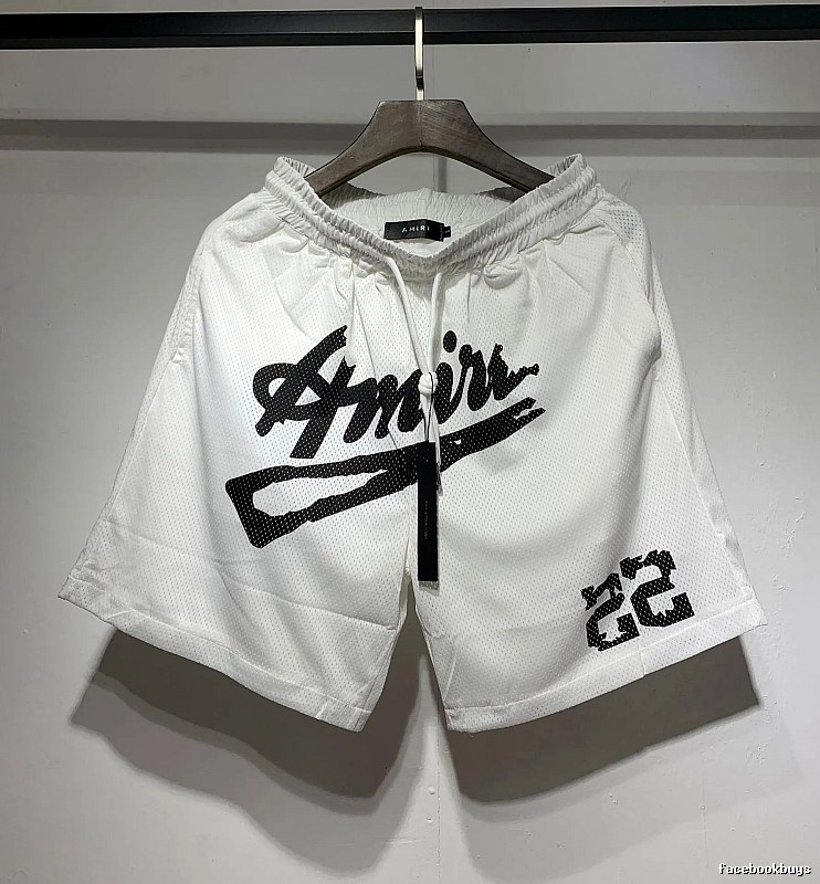 AMIRI Graffiti Street Style White Shorts