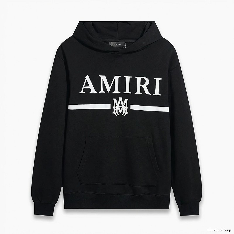 AMIRI Letter Print Black Sweatshirt