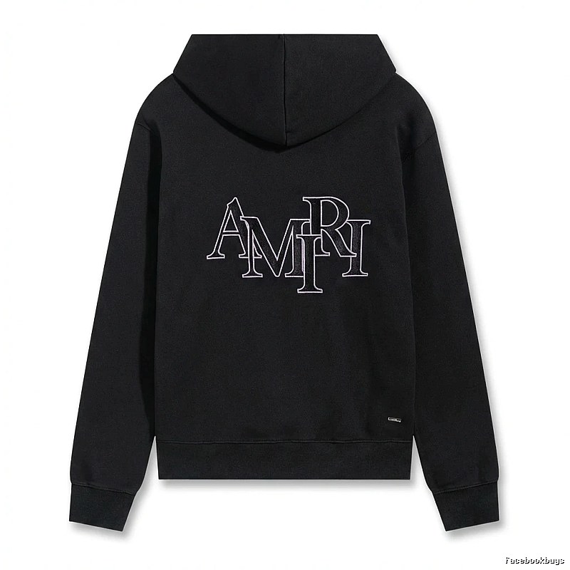 AMIRI letter-style black sweatshirt