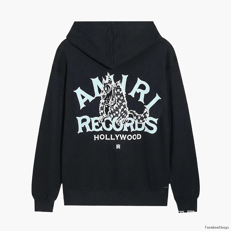 AMIRI Records Black Tide Cool Sweatshirt