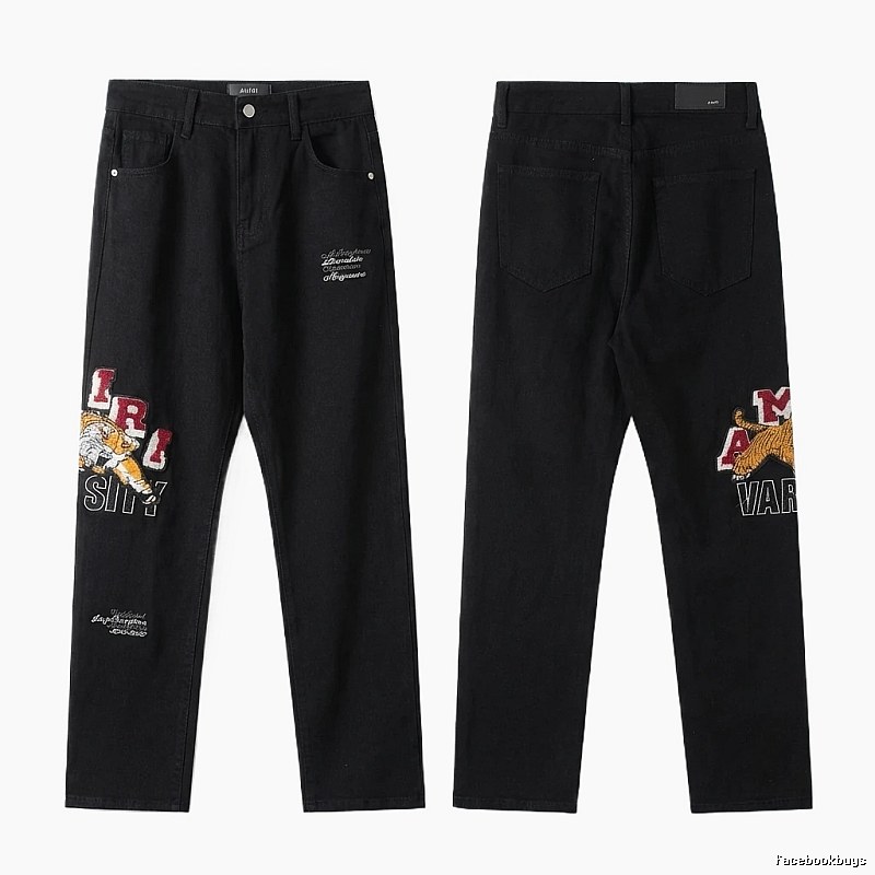 AMIRI retro - style black jeans