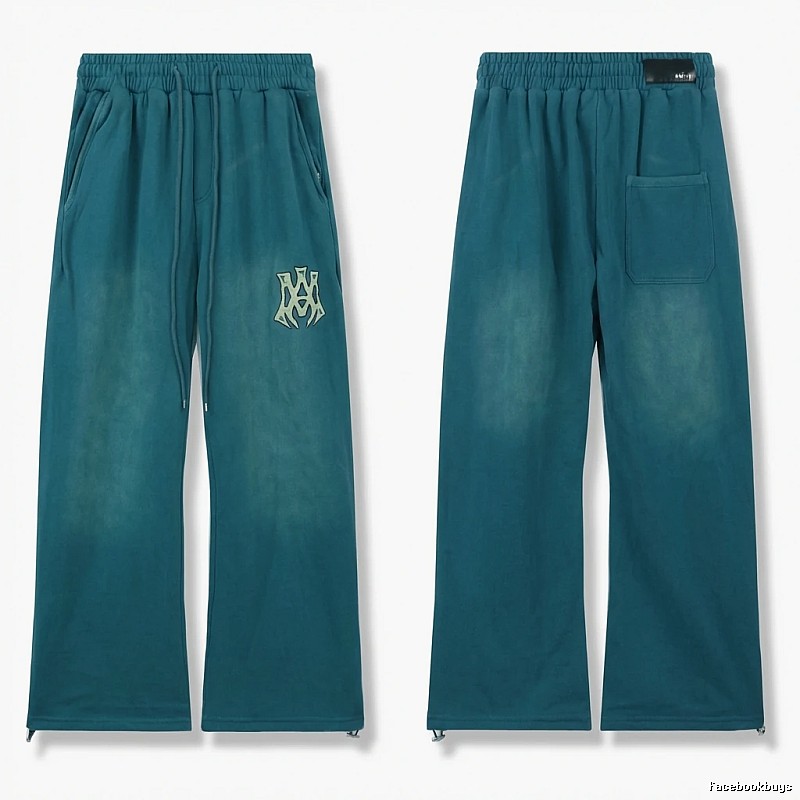 AMIRI retro-style dark green trousers