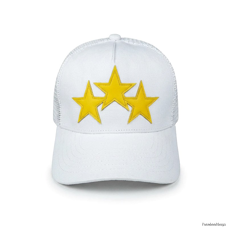 AMIRI Starry Trendy Cool Style White Hat