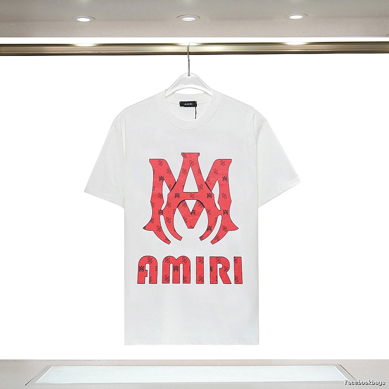 Amiri Weekend Graphic T-shirt White Blue Amiri for Weekend Wear