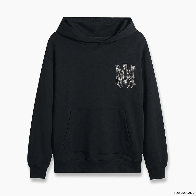 AMIRI's trendy and cool black hoodie