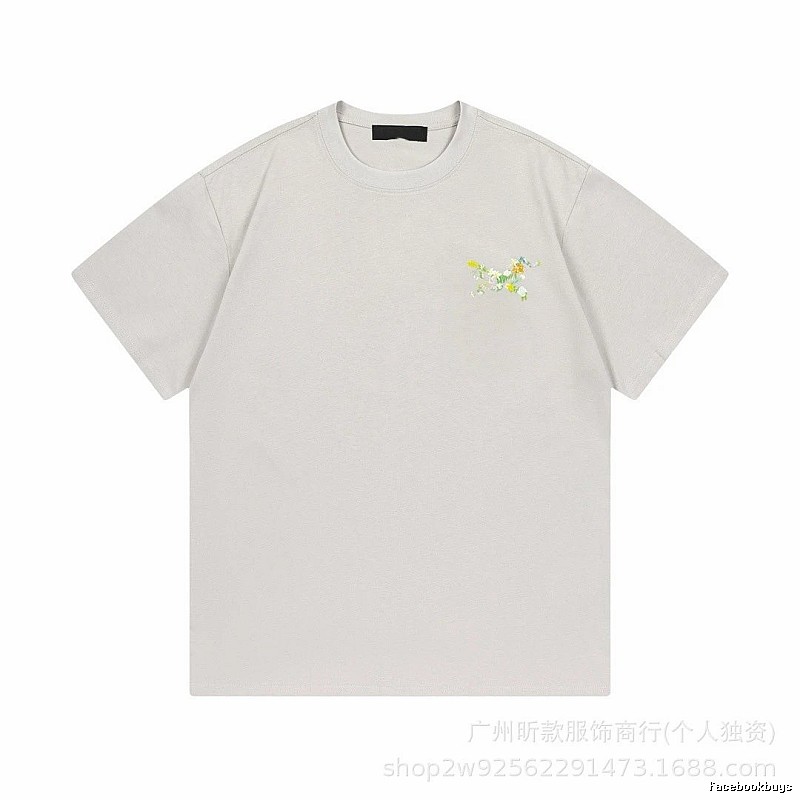 Arc'teryx Casual Light Grey Floral Short-sleeve T-shirt