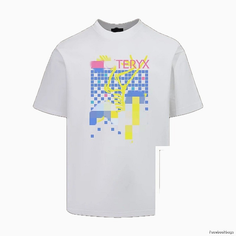 Arc'teryx Pixel Print Trendy Cool Style White T-Shirt