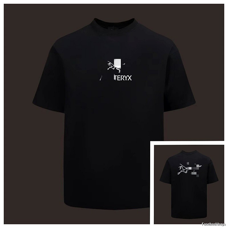 Arc'teryx Printed Street Style Black Short-sleeve T-shirt
