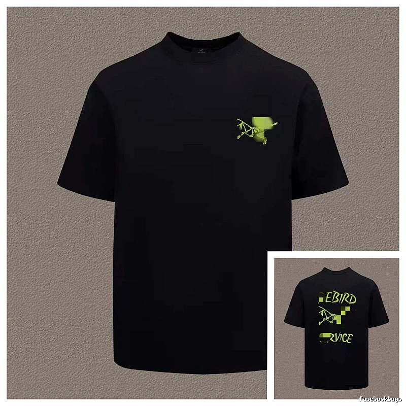 Arc'teryx Printed Techwear Style Black T-Shirt