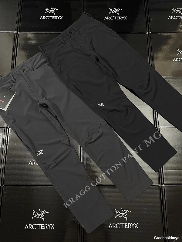 Arc'teryx Technical Hiking Pants in Charcoal - articulated knees