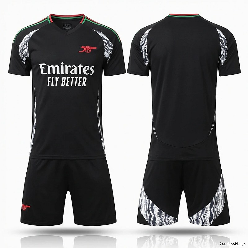 Arsenal retro-style black jersey