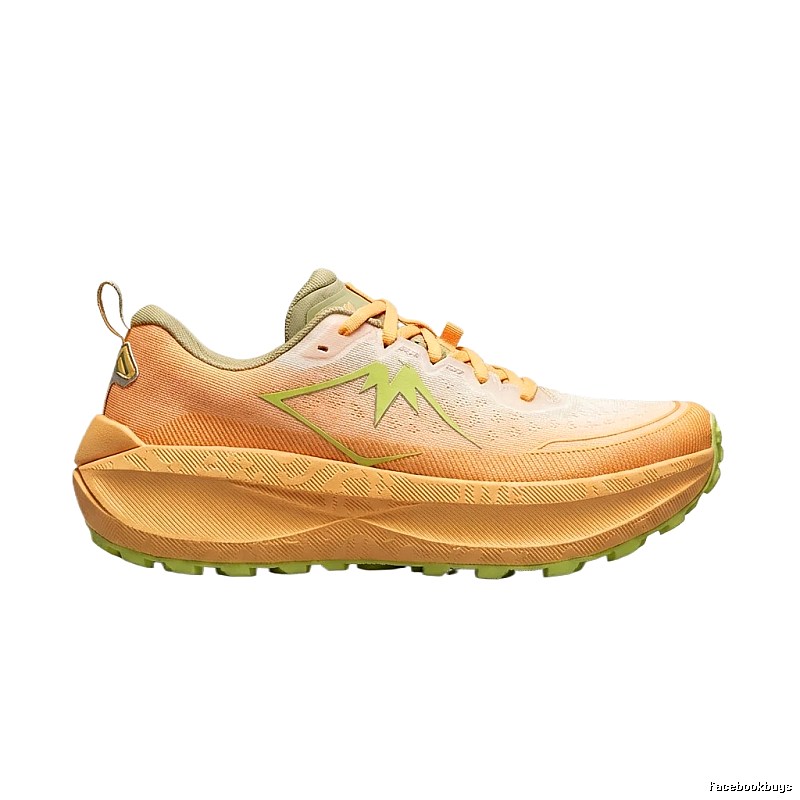 ASICS Trail Running Shoes with Orange-Green Gradient