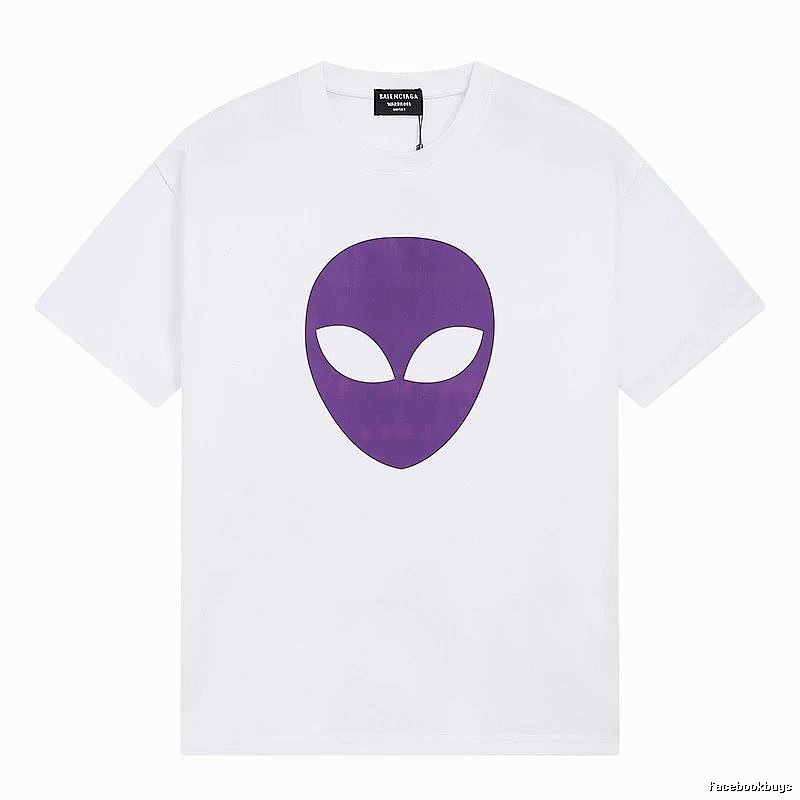 Balenciaga Alien Print White T-shirt