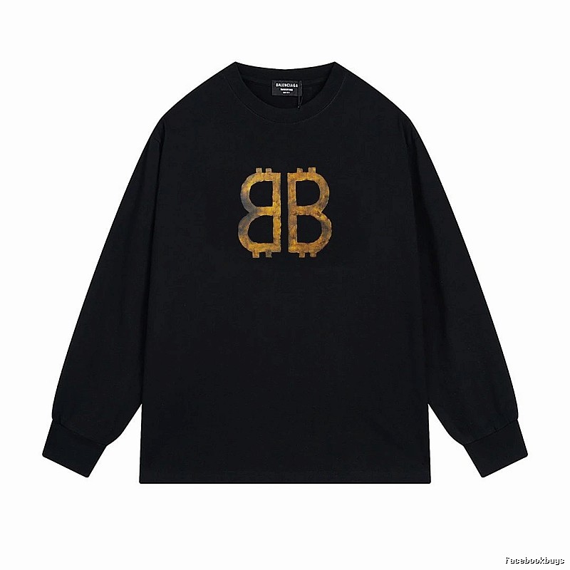Balenciaga BB Print Black Sweatshirt