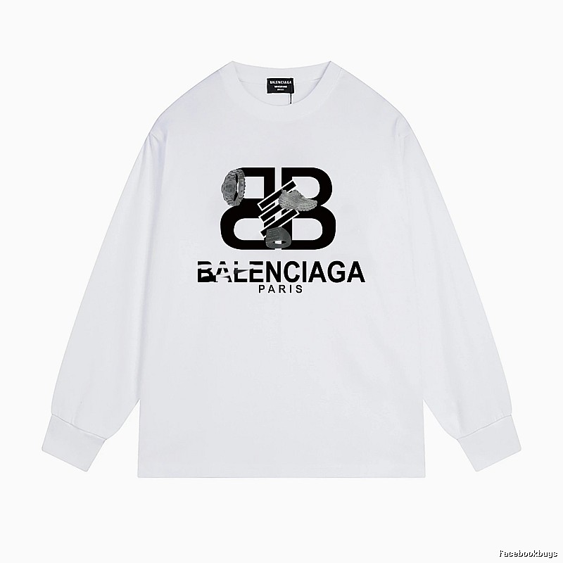 Balenciaga BB Series Simple White T-shirt