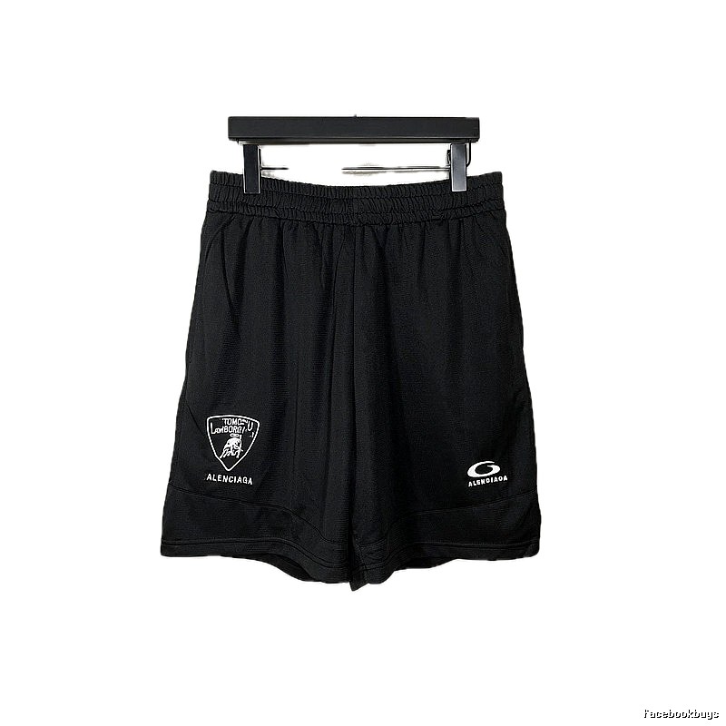 Balenciaga casual style black shorts