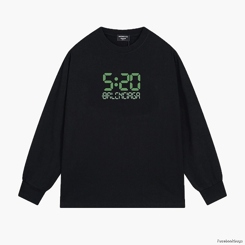 Balenciaga digital style black sweatshirt