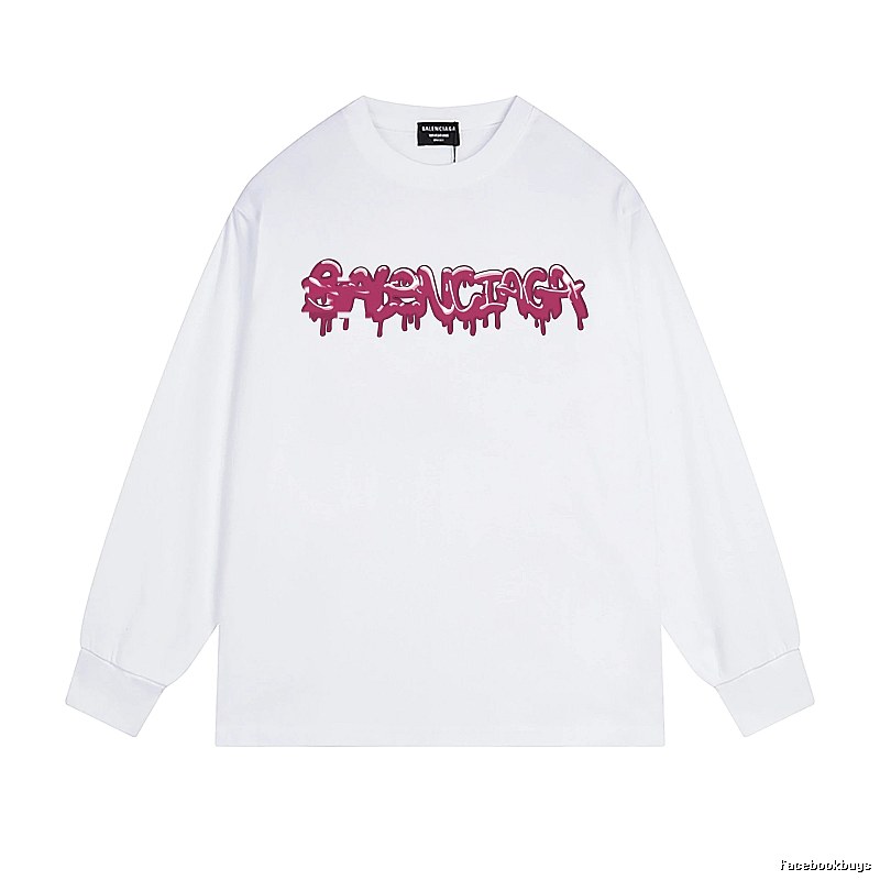 Balenciaga graffiti-style white T-shirt