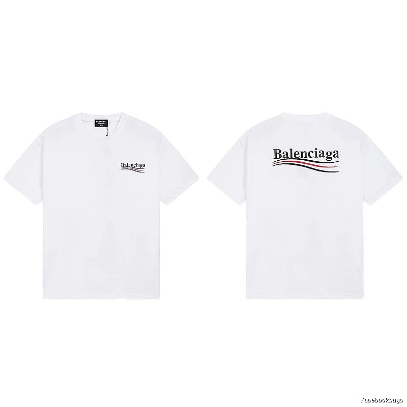 Balenciaga minimalist style white T-shirt
