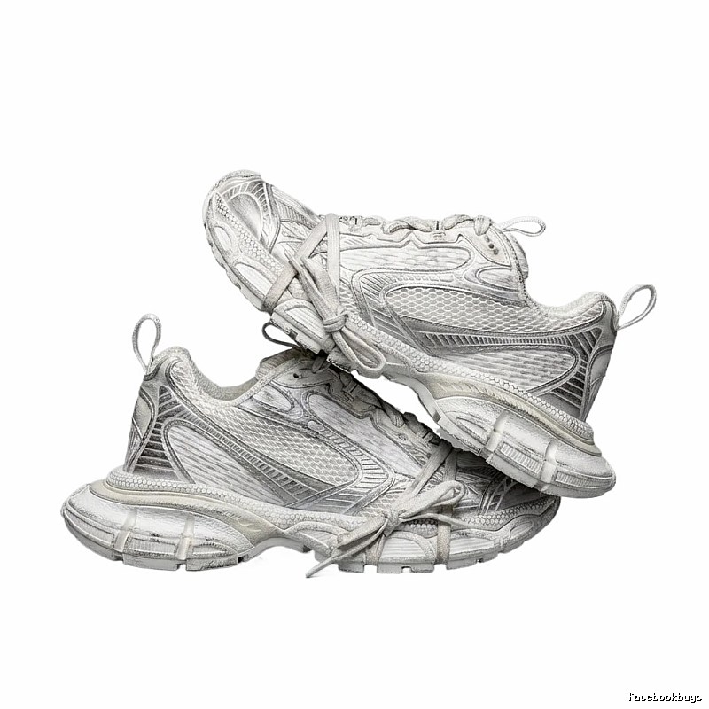 Balenciaga retro silver-gray sneakers