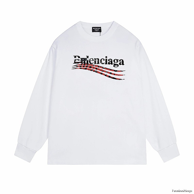 Balenciaga retro-style white T-shirt