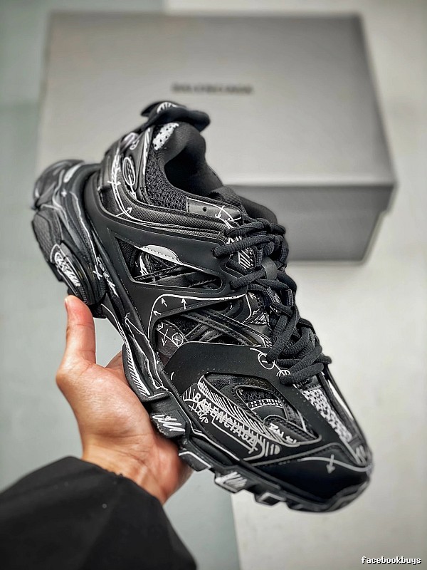 Balenciaga Silver Layered Runner Panels Silver Runner Sneaker for Casual Outfits