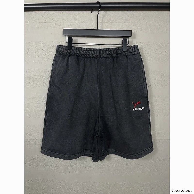 Balenciaga sporty black shorts