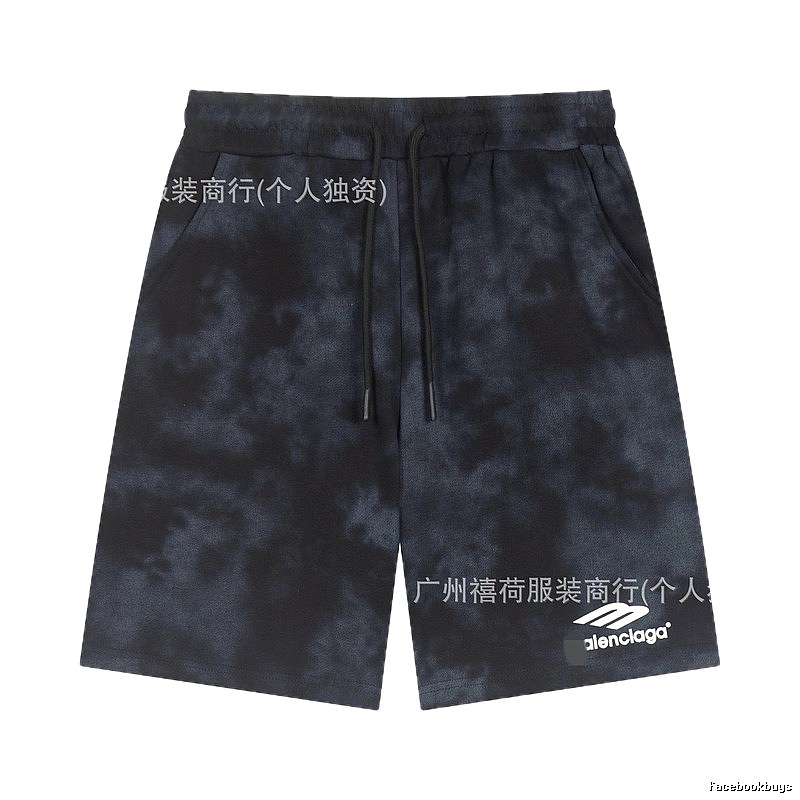 Balenciaga tie-dye style shorts