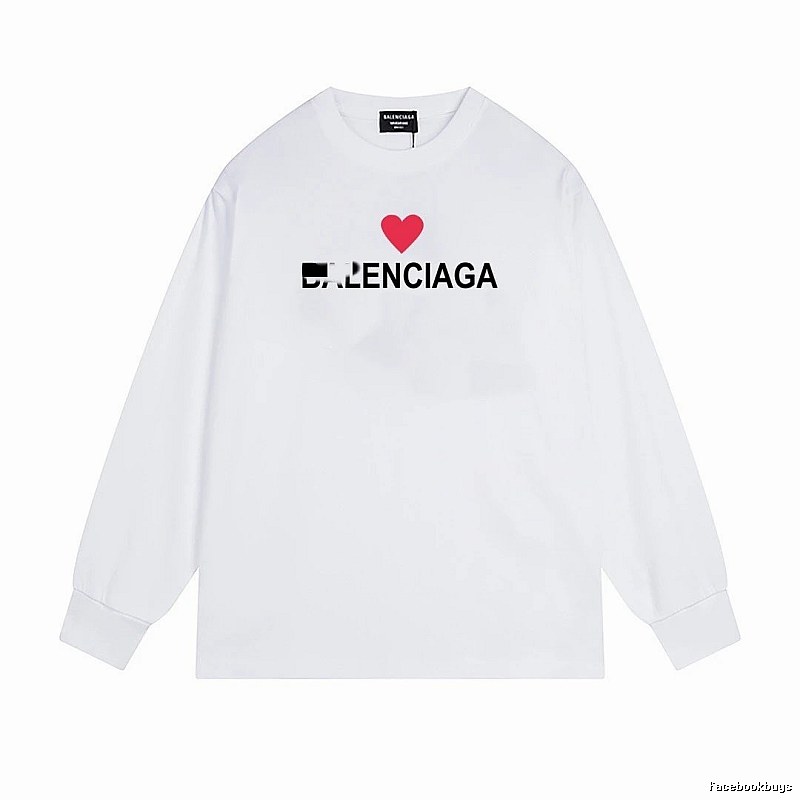 Balenciaga's simple white T-shirt with a heart design.