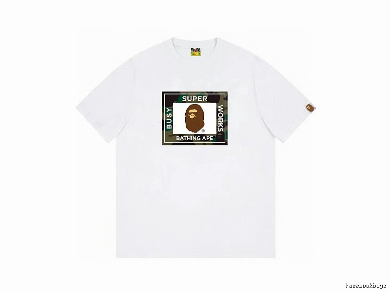 Bape Ape Head Camouflage Style Short-sleeve Shirt