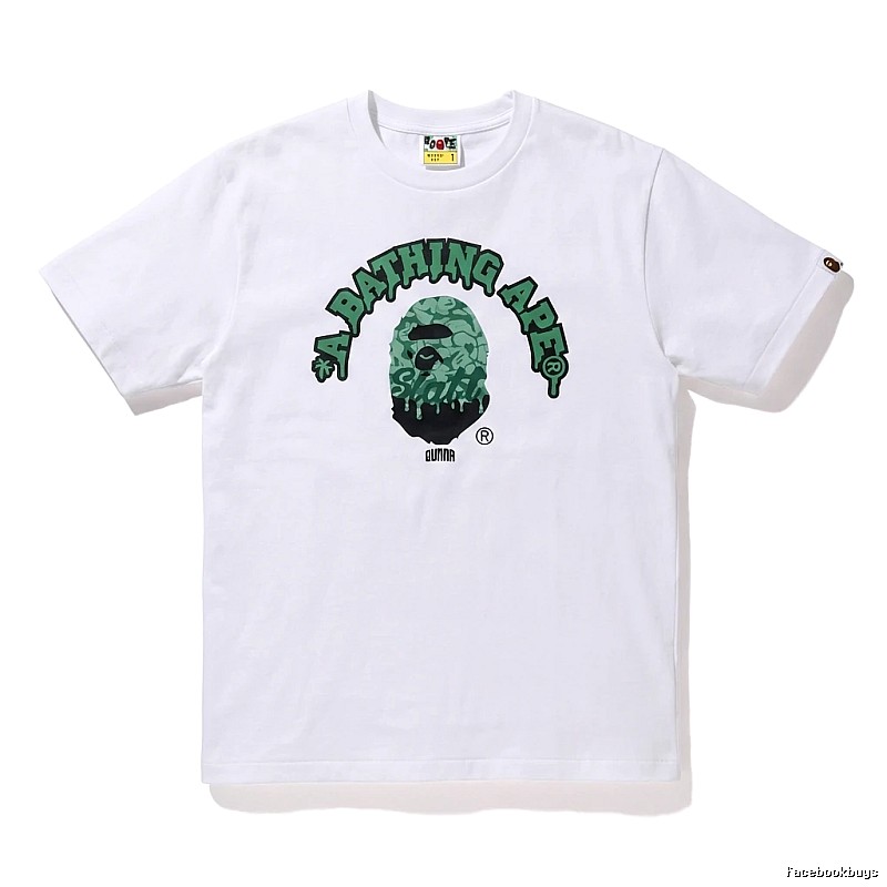 Bape Ape Head Cool White T-shirt in Streetwear Style