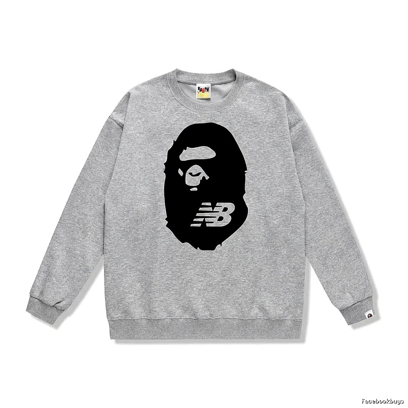 Bape Ape Head Grey Sweatshirt