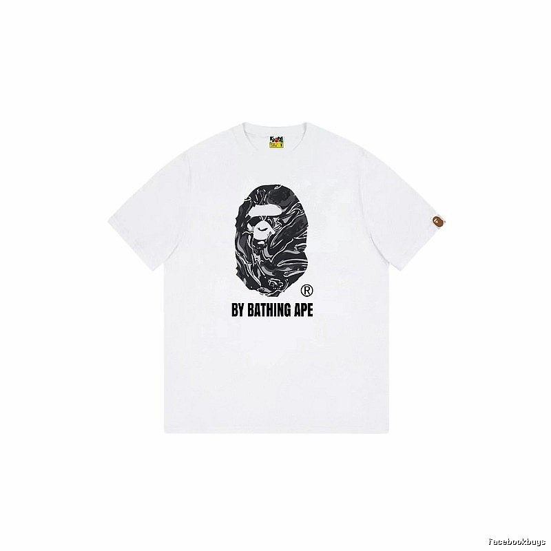 Bape Ape Head Trendy Cool White T-shirt